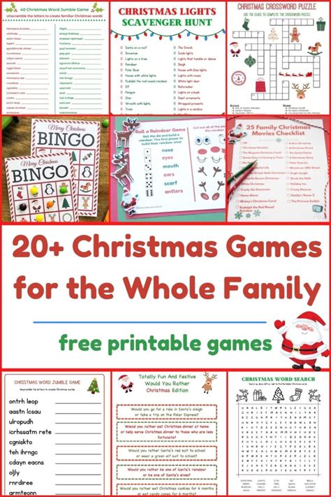 Printable Games for the Entire Family .